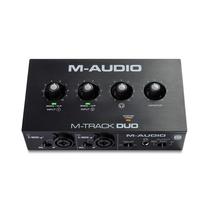 Interface de Áudio USB M-Audio M-Track Duo - Para Gravação