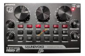 Interface De Áudio Usb Soundvoice Lite Soundcasting 300