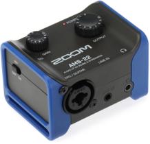 Interface de áudio Zoom AMS-22 1 entrada XLR/TRS 2 saídas Interface de áudio Zoom AMS-22 1 entrada XLR/TRS 2 saídas