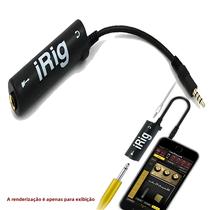 Interface De Guitarra IRIG 3.5mm De Baixo Ruído E Alta Fidelidade, Cabo De Áudio Anti-Risco
