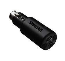 Interface digital Shure MVX2U XLR para USB com entrada para fone de ouvido