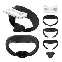 Interface facial com ventilador de resfriamento para Meta Quest 3S Oculus Quest