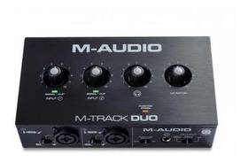 Interface M-audio M-track Duo Usb 2 Canais Phantom Mtrackduo