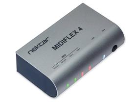 Interface MIDI Nektar MIDIFLEX4 USB de 4 portas Interface MIDI Nektar MIDIFLEX4 USB de 4 portas