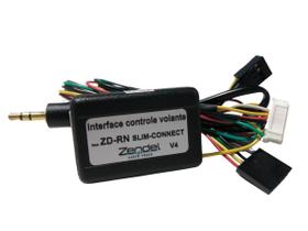 Interface para comando do som volante central linha renault v4 resistente facil instalaçao zd-rn v4