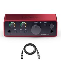 Interface USB Focusrite Scarlett Solo de 4ª geração com software