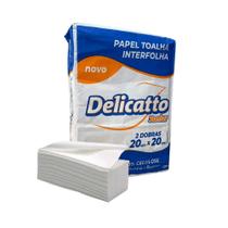 Interfolha Delicatto 100% Celulose 20X20 Interfolha Delicatto 100% Celulose 20X20