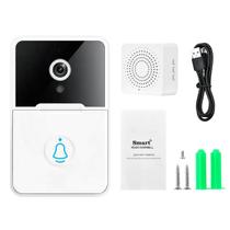 Interfone C/câmera Doméstico Porta Wi-fi HD 1080P Bateria Duradoura