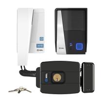 Interfone Com Fechadura Elétrica HDL Advance C90 Cilindro Fixo 40mm