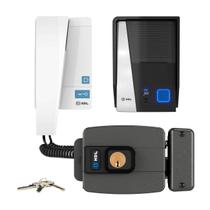 Interfone Com Fechadura Elétrica HDL Advance C90 Cilindro Fixo 40mm