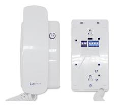Interfone Monofone Universal Branco LR2070 Fonte Interna Lider Interfone Monofone Universal Branco LR2070 Fonte Interna Lider