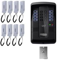 Interfone Porteiro Coletivo Com 8 Pontos Interfonia Predial Residencial Botoeira Intelbras Interfone Porteiro Coletivo Com 8 Pontos Interfonia Predial Residencial Botoeira Intelbras