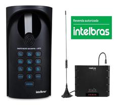 Interfone Porteiro Eletrônico Coletivo Sem Fio Intelbras GSM Atendimento Remoto via Celular