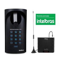 Interfone Porteiro Eletrônico Coletivo Sem Fio Intelbras GSM Atendimento Remoto via Celular