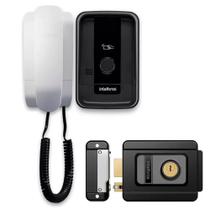 Interfone Porteiro Intelbras Ipr 1010 Id Com Abertura Via Tag e Fechadura Fx 1500