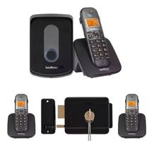 Interfone Residencial Porteiro Sem Fio Intelbras com Fechadura e 2 Ramais