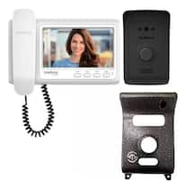 Interfone Vídeo Porteiro Eletrônico 1070 Com Protetor Câmera Interfone Vídeo Porteiro Eletrônico 1070 Com Protetor Câmera