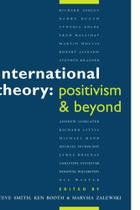 International Theory Positivism And Beyond - Cambridge