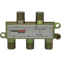 Interneed Divisor Cabo Coaxial 4X75 - Kit C/10 Pc