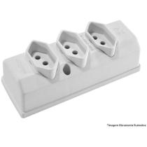 Interneed Tomada Barra Nbr 3p 20a (3x) Tripla Cinza