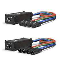 Interrupção de rede múltipla de 3 pinos Audio Snake LyxPro XLR (par)