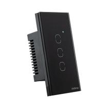 Interrupt. Conector Inteligente Wifi TOUCH3 Preto Intelbras EWS1003BR