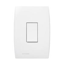 Interruptor 1 Seção Vertical 10A 250V Branco Linha Ilus 5TA99041 - SOPRANO Interruptor 1 Seção Vertical 10A 250V Branco Linha Ilus 5TA99041 - SOPRANO