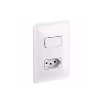 Interruptor 1 Secção Simples + Tomada 2P+T 10A 680112 Zeffia - Pial Interruptor 1 Secção Simples + Tomada 2P+T 10A 680112 Zeffia - Pial