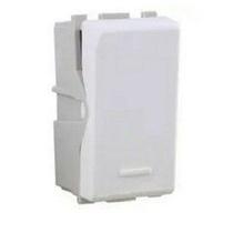 Interruptor 1 Simples Módulo 10A 250V Tramontina Liz, Lux2, Giz, Lizflex Branco - 57115/010 - 57115/010