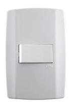 Interruptor 1 Tc Modular Simples Horizontal 10A 250V Slim Ilumi 80173