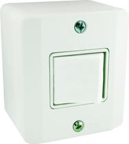 Interruptor 1 Tecla Bipolar Simples Sistema X Branco Radial Interruptor 1 Tecla Bipolar Simples Sistema X Branco Radial