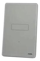 Interruptor 1 Tecla Inteligente Touch Wifi Cinza Agl Cinza