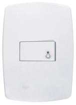 Interruptor 1 Tecla Minuteria Linha Pérola Branca Radial Interruptor 1 Tecla Minuteria Linha Pérola Branca Radial