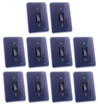 Interruptor 1 Tecla Minuteria Linha Pollar Black Radial c/10