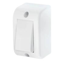 Interruptor 1 Tecla Paralelo 16A/250v Sobrepor Ref 2542 Fame