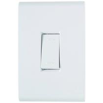 Interruptor 1 Tecla Paralelo Liz 10A 250V c/Placa Branco 57170002 - Tramontina