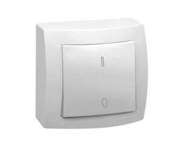 Interruptor 1 tecla simples bipolar 25a 675003 sistema x - pial