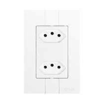 Interruptor 1 Tecla Simples de Embutir com Placa Horizontal Interruptor 1 Tecla Simples de Embutir com Placa Horizontal