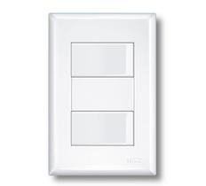 Interruptor 2 Simples 16A / 250V Evidence - Fame Branco Interruptor 2 Simples 16A / 250V Evidence - Fame Branco