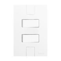 Interruptor 2 Teclas (1 Simples + 1 paralela) Caprice Modular Pluzie 4x2 Interruptor 2 Teclas (1 Simples + 1 paralela) Caprice Modular Pluzie 4x2