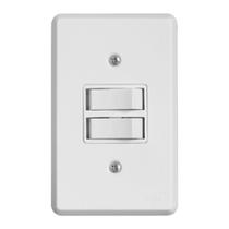 Interruptor 2 Teclas Simples 6A Pratika - Ilumi - PRATIKA/ILUMI