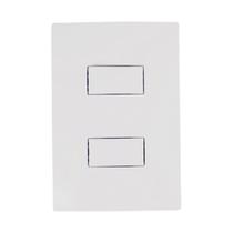 Interruptor 2 Teclas Simples Completo 10A Linha I9 - Ilumi