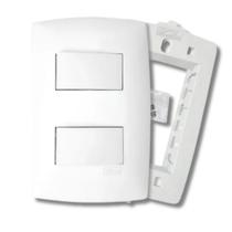 Interruptor 2 Teclas Simples Separadas Linha Home - B.lux