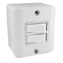 Interruptor 2 teclas simples sistema x - radial Interruptor 2 teclas simples sistema x - radial