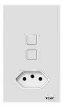 Interruptor 2 Teclas Touch 1 Tom 2p+t 10a Inteligente Wi-fi Branco Interruptor 2 Teclas Touch 1 Tom 2p+t 10a Inteligente Wi-fi Branco