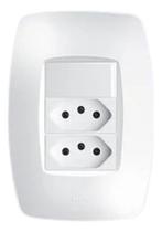 Interruptor + 2 Tomadas 2p+t 10a/250v 4x2 Fame Elegance Interruptor + 2 Tomadas 2p+t 10a/250v 4x2 Fame Elegance