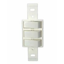 Interruptor 3 Postos Simples Weg 10A/250V Tradicional Klin Branco