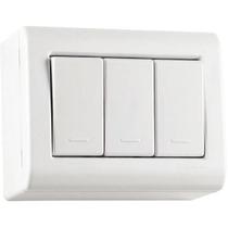 Interruptor 3 simples ref 57304/021 lizflex tramontina