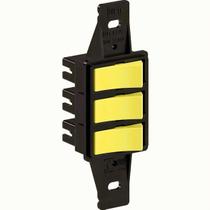 Interruptor 3 Teclas Simples 10A 250V~Padrão Klin Weg