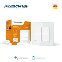 Interruptor 4 Teclas Zigbee 3.0 4x4 Branco Novadigital